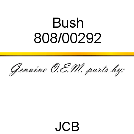 Bush 808/00292