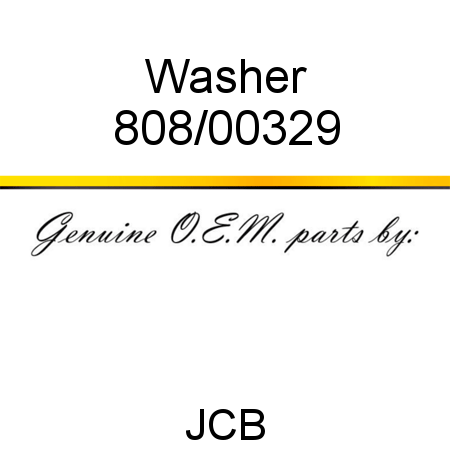 Washer 808/00329