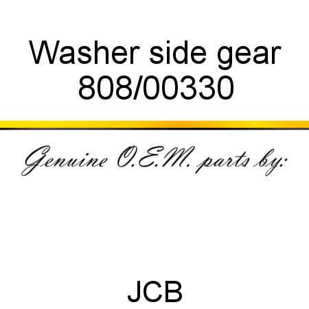 Washer, side gear 808/00330