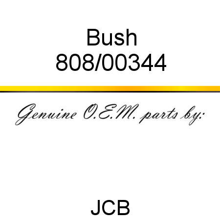 Bush 808/00344