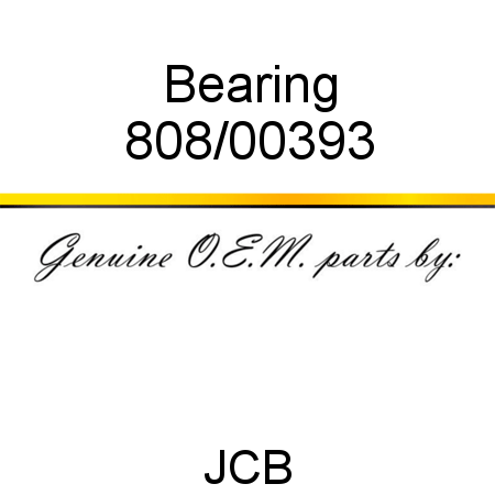 Bearing 808/00393
