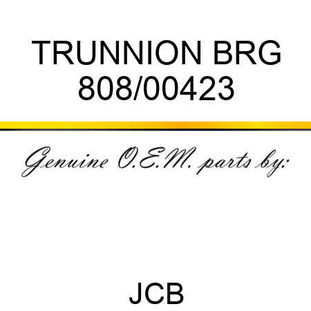 TRUNNION BRG 808/00423
