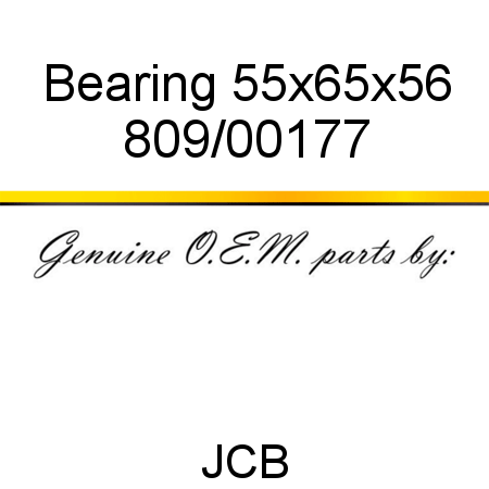 Bearing, 55x65x56 809/00177