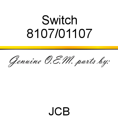 Switch 8107/01107