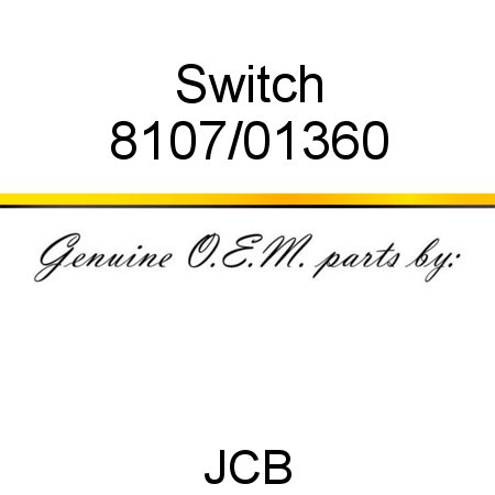 Switch 8107/01360