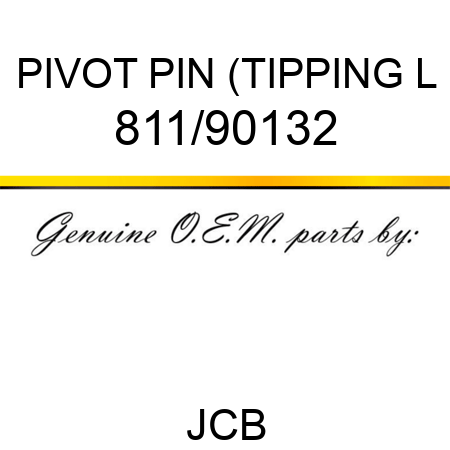 PIVOT PIN (TIPPING L 811/90132