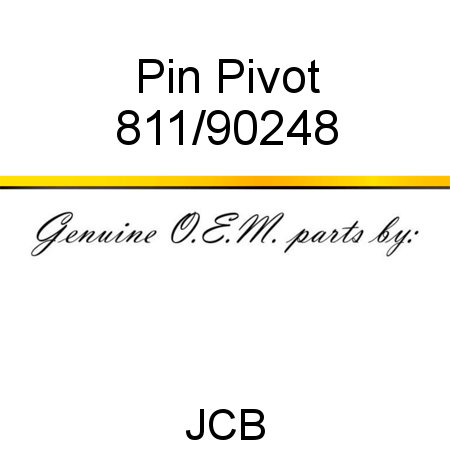 Pin, Pivot 811/90248