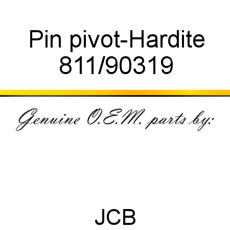 Pin, pivot-Hardite 811/90319