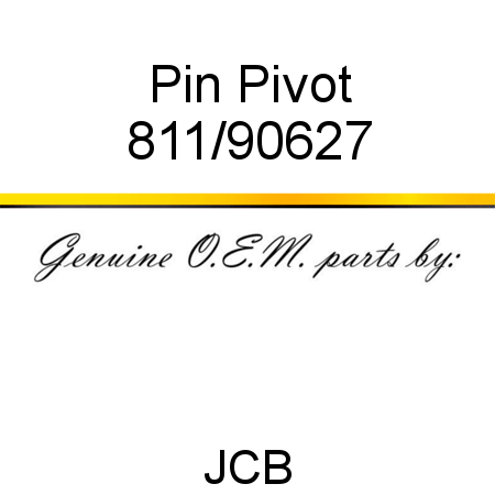 Pin, Pivot 811/90627