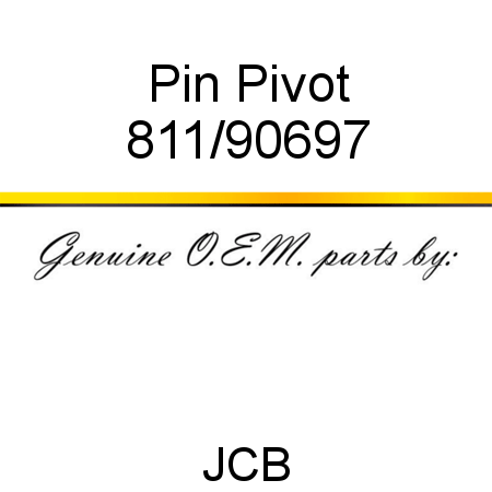 Pin, Pivot 811/90697