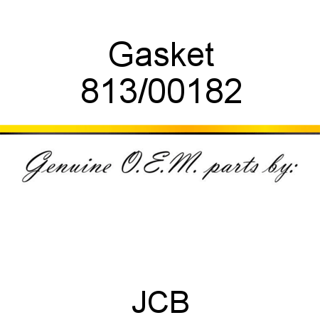 Gasket 813/00182