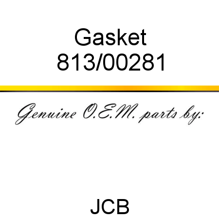 Gasket 813/00281