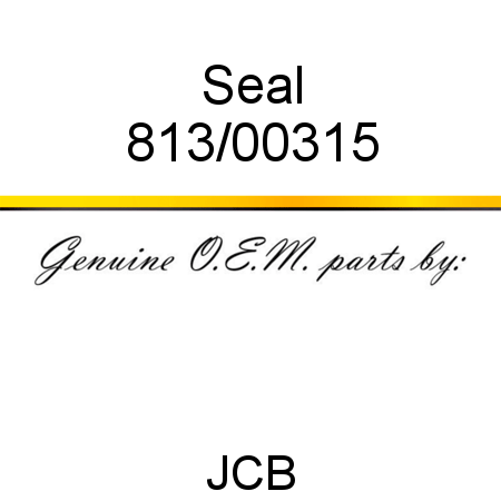 Seal 813/00315
