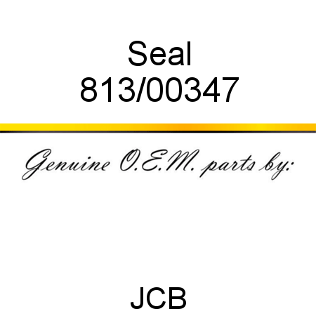 Seal 813/00347