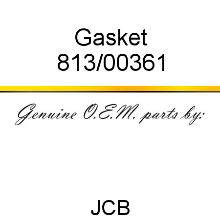 Gasket 813/00361