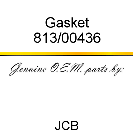 Gasket 813/00436