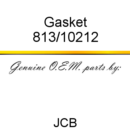 Gasket 813/10212