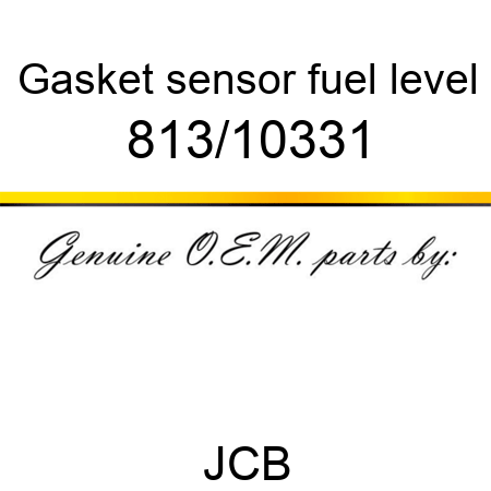 Gasket, sensor, fuel level 813/10331