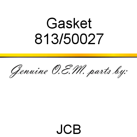 Gasket 813/50027