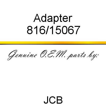 Adapter 816/15067