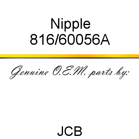 Nipple 816/60056A