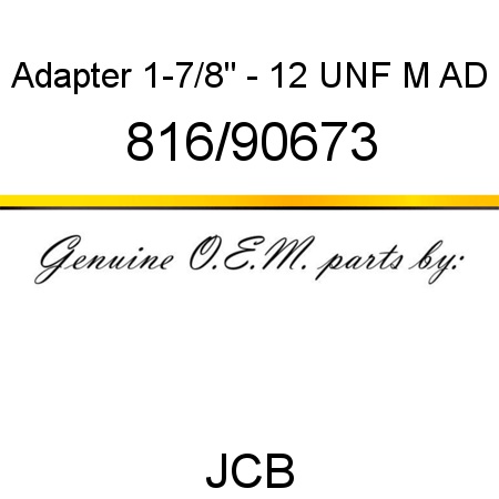 Adapter, 1-7/8