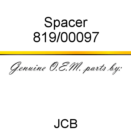 Spacer 819/00097