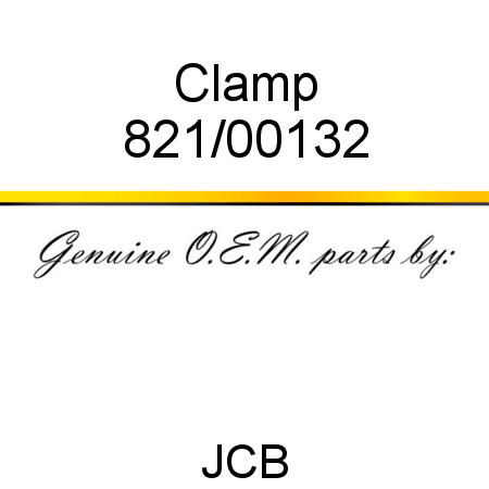 Clamp 821/00132