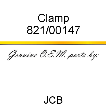 Clamp 821/00147