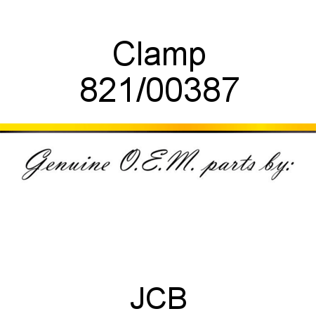 Clamp 821/00387