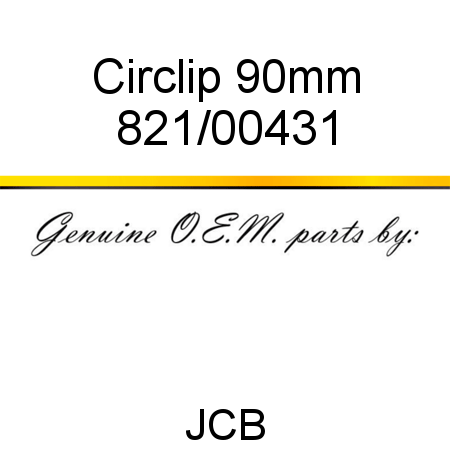 Circlip, 90mm 821/00431