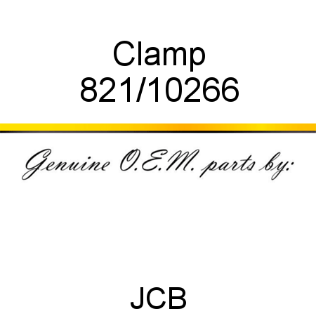 Clamp 821/10266