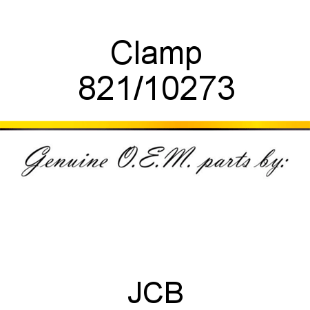 Clamp 821/10273