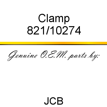 Clamp 821/10274