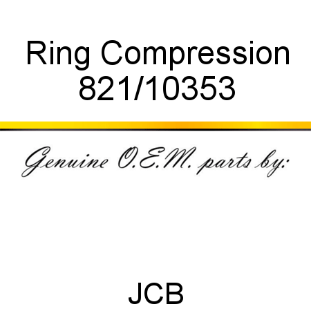 Ring, Compression 821/10353