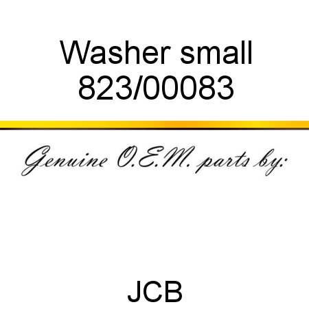 Washer, small 823/00083