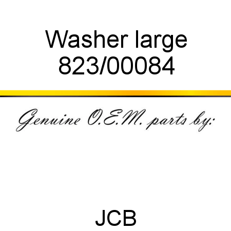 Washer, large 823/00084