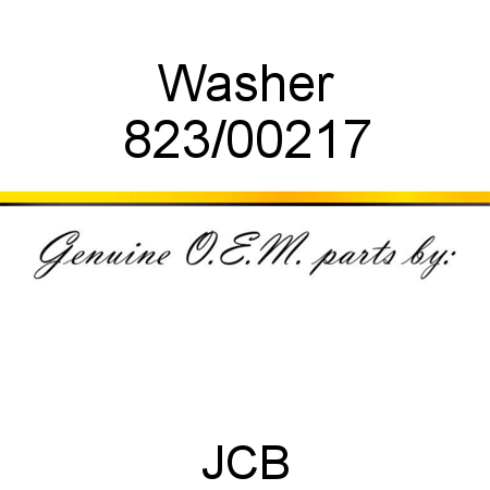 Washer 823/00217