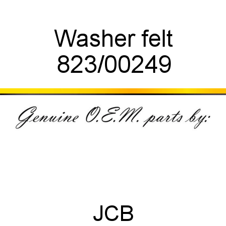 Washer, felt 823/00249