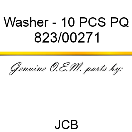 Washer - 10 PCS PQ 823/00271