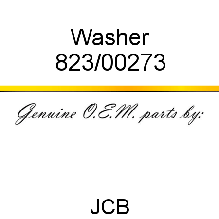 Washer 823/00273