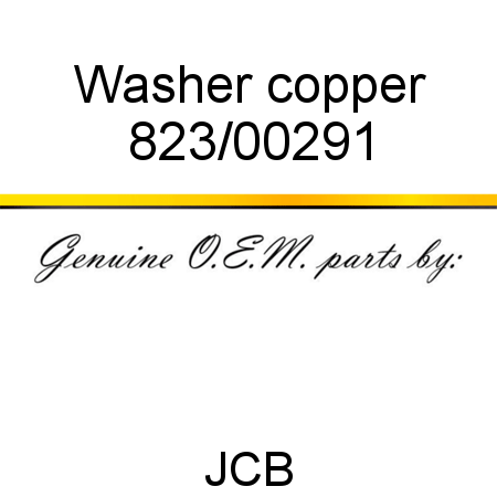 Washer, copper 823/00291