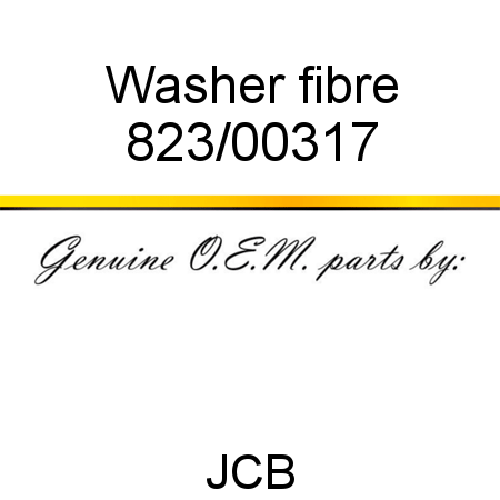 Washer, fibre 823/00317