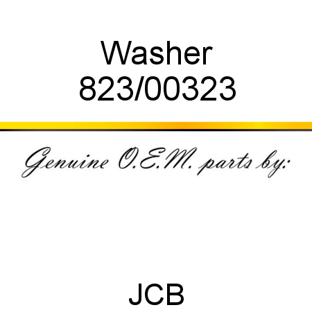 Washer 823/00323