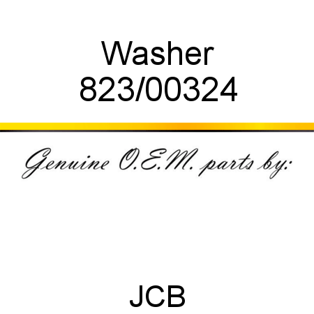 Washer 823/00324