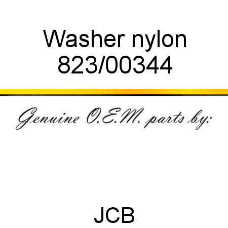 Washer, nylon 823/00344