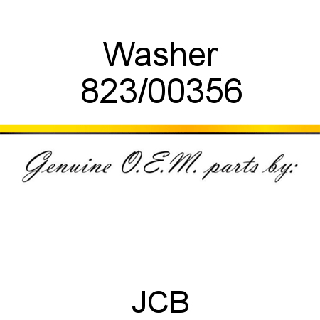 Washer 823/00356