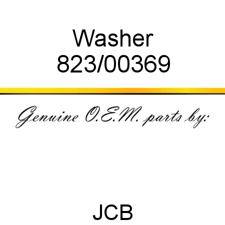 Washer 823/00369