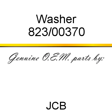 Washer 823/00370