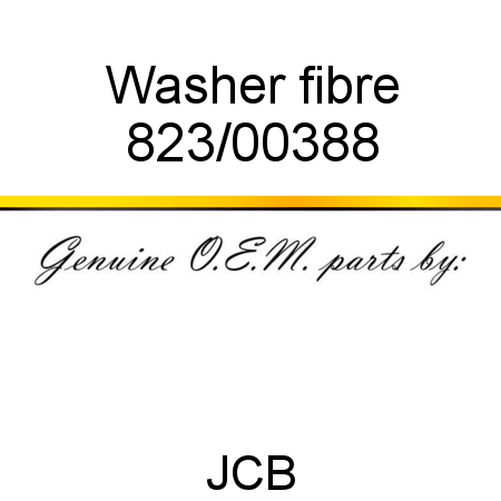 Washer, fibre 823/00388